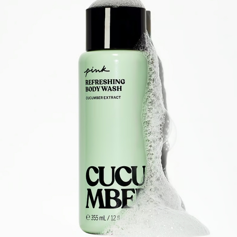 PINK Victoria's Secret Refreshing Body Wash - Cuxumber
